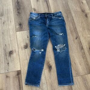 Joe's Jeans Classic Blue Ripped Skinny Jeans